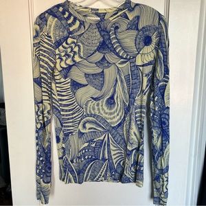 Dries Van Noten Printed Long Sleeve Tshirt